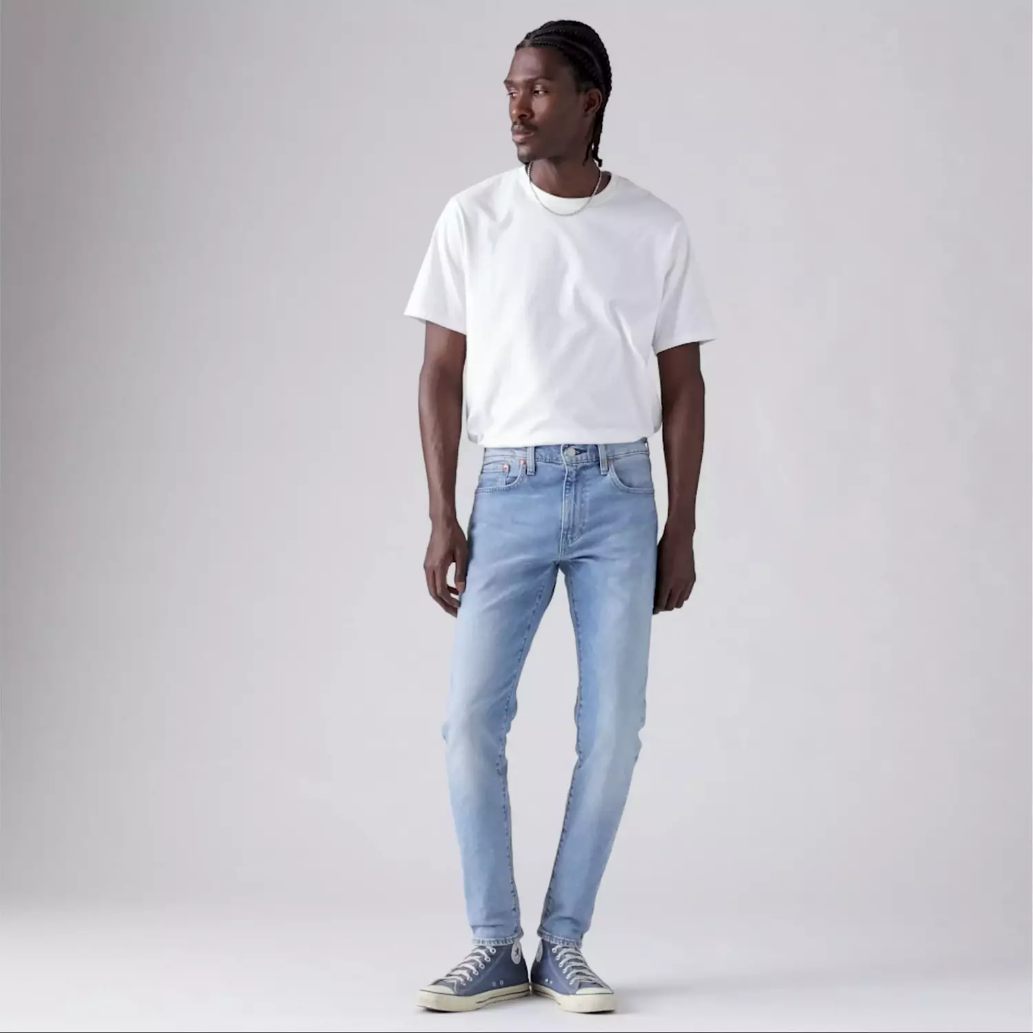 Узкие мужские джинсы 512 зауженного кроя Levi's, цвет Cool as a Cucumber - Medium Wash - Stretch — фото 4