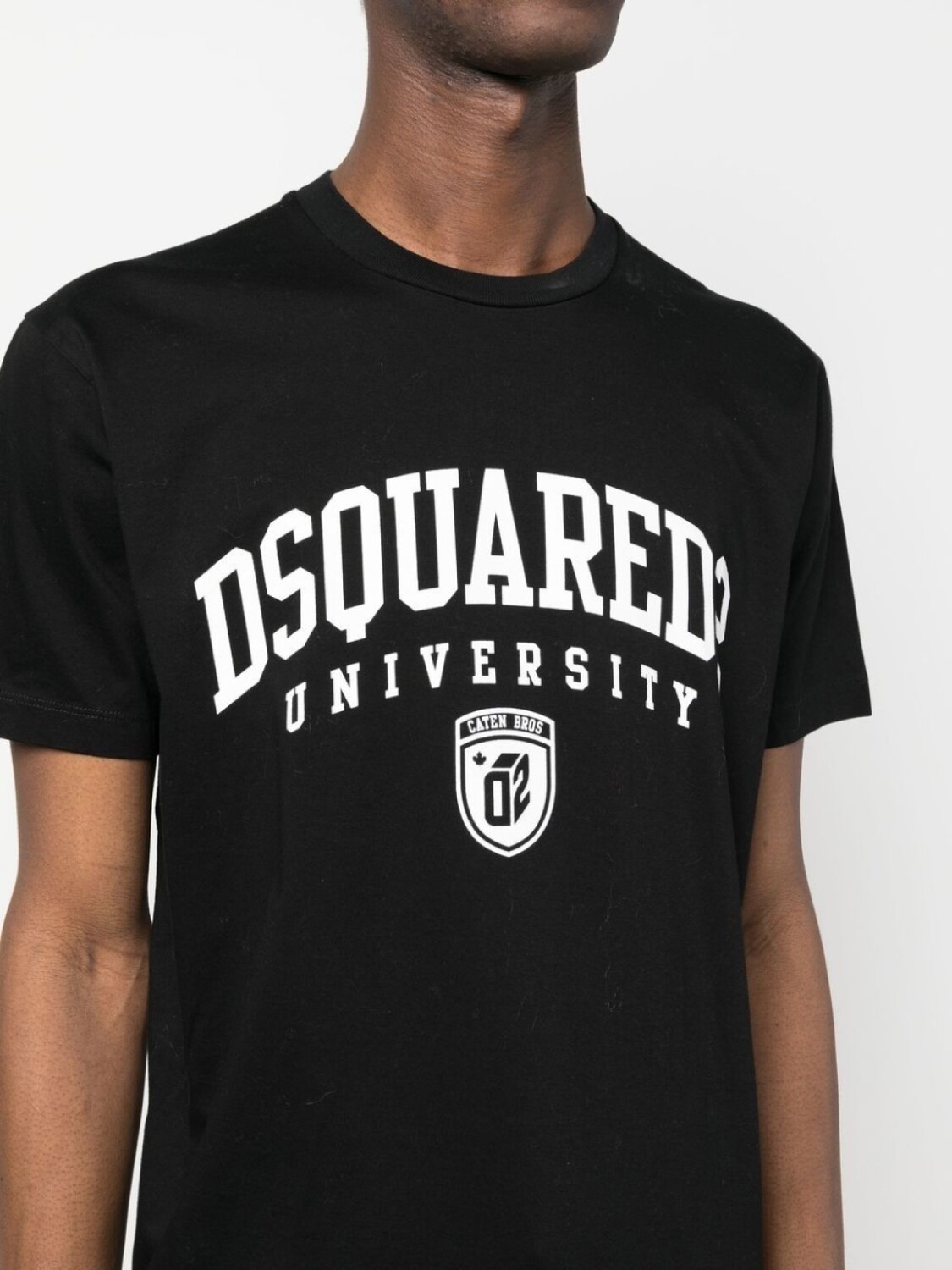 Футболка с короткими рукавами и принтом Dsquared2 University, черный — фото 4