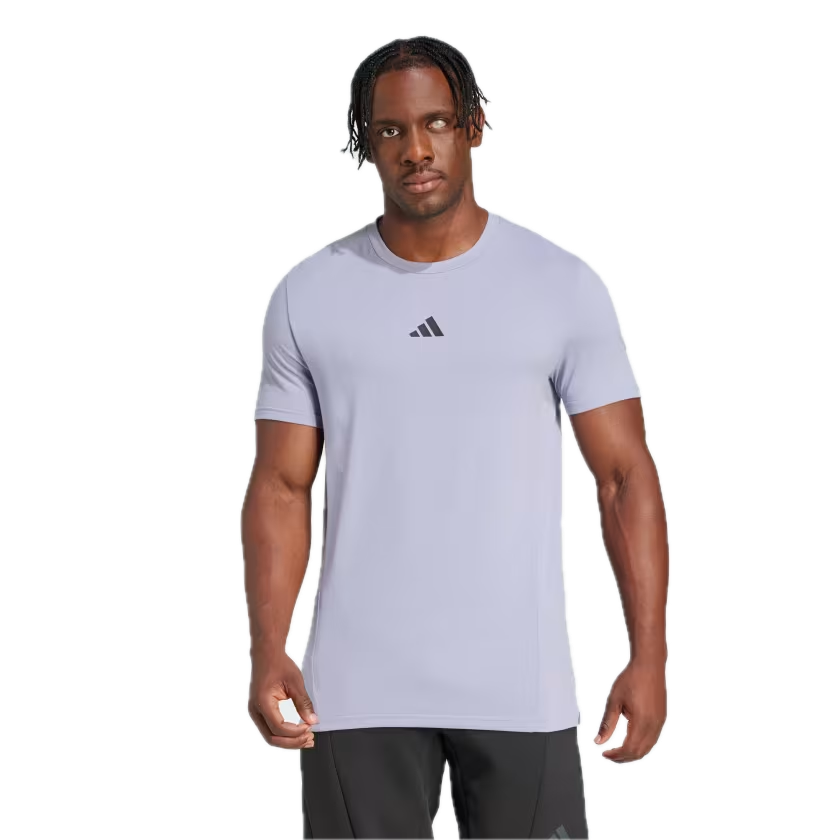 Футболка adidas Designed for Training Workout T-Shirt 'Purple', фиолетовый — фото 2