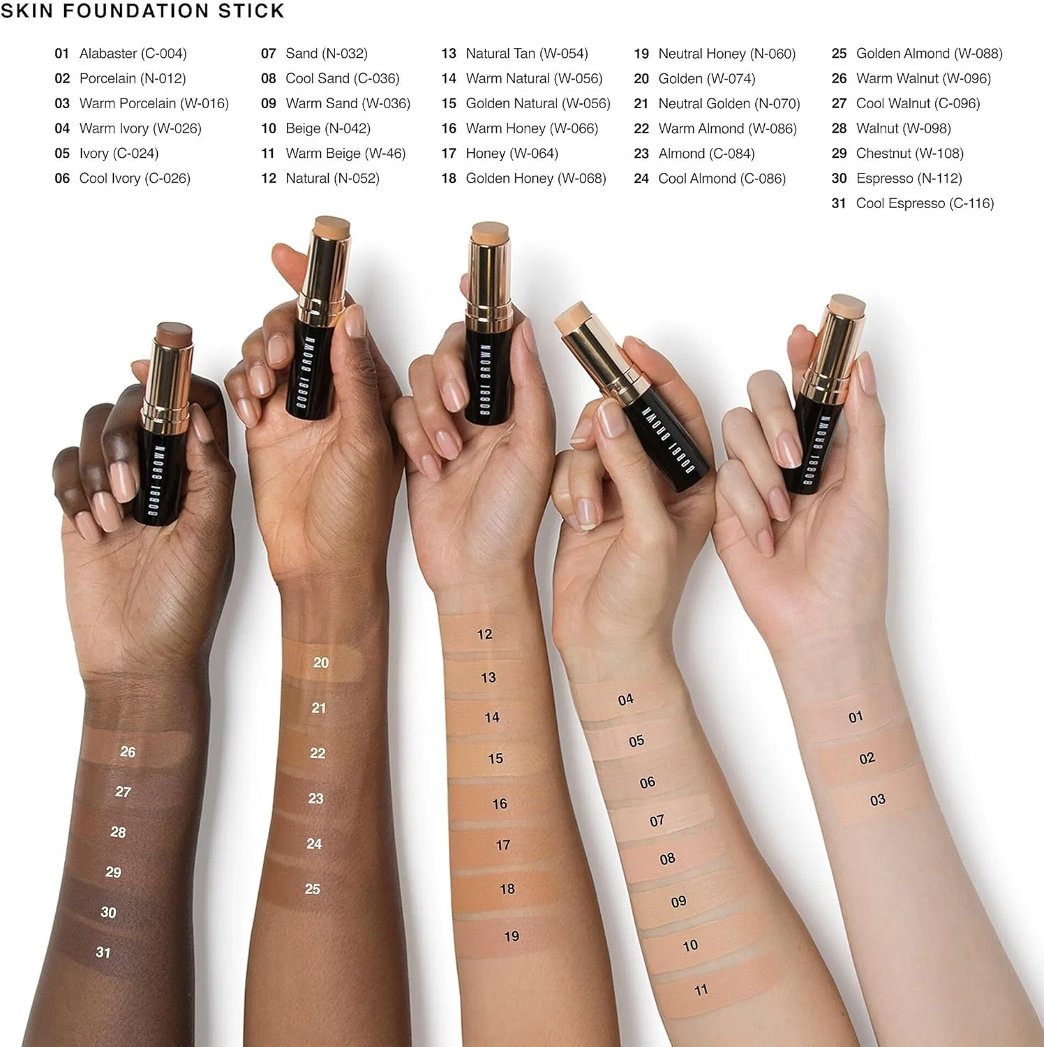 Тональный стик Bobbi Brown Skin Foundation Stick, Cool Walnut — фото 2