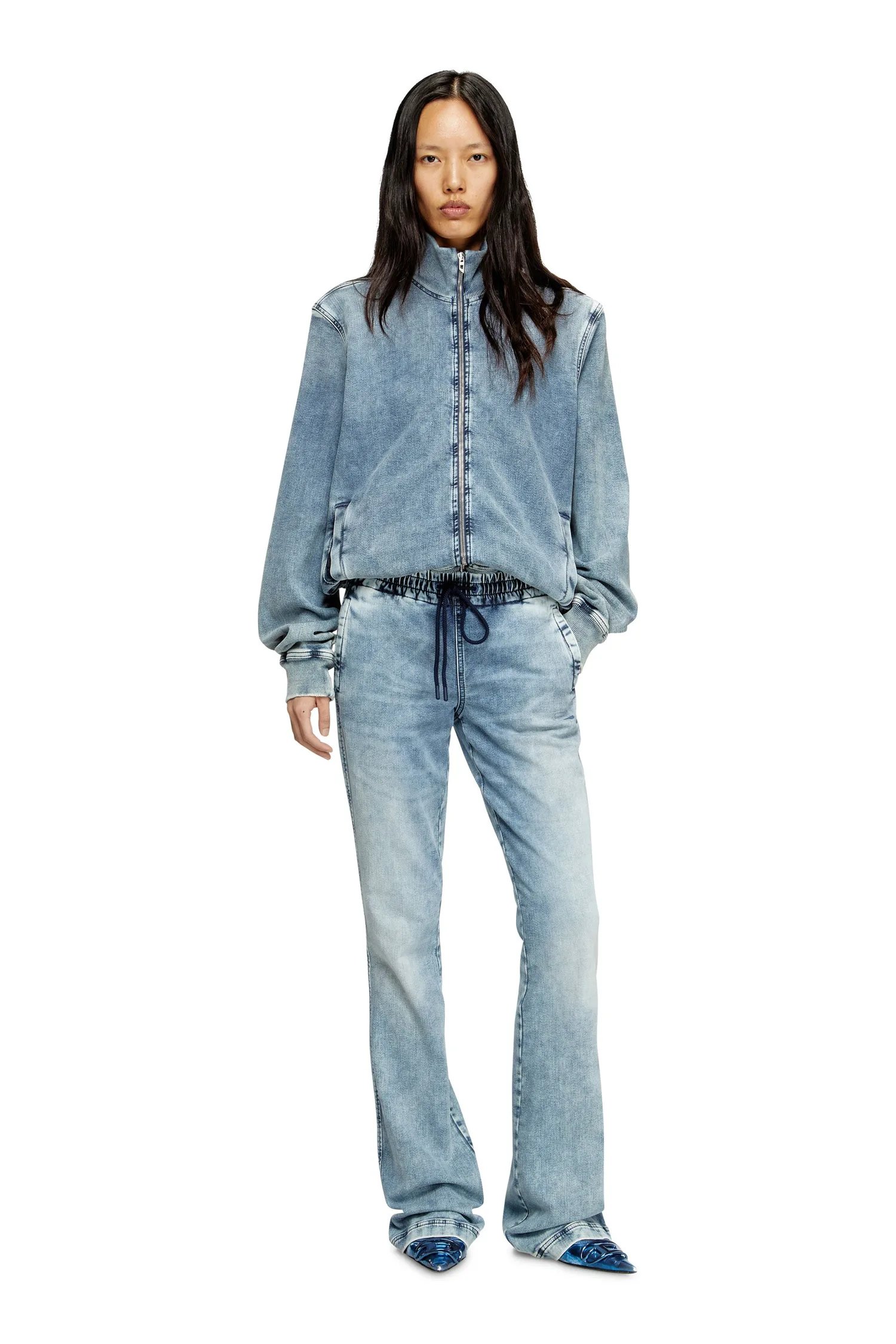 Женские джинсовые брюки Jog Jeans 2069 D-EBBEY JOGG Diesel, Light Indigo Blue — фото 3