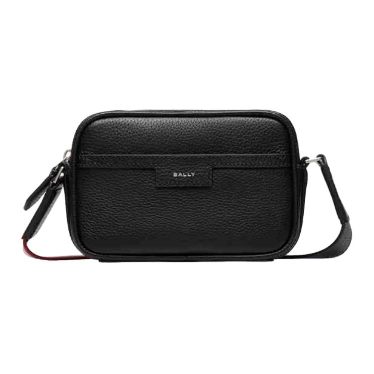 

BALLY Кожаная сумка через плечо, мужская черная