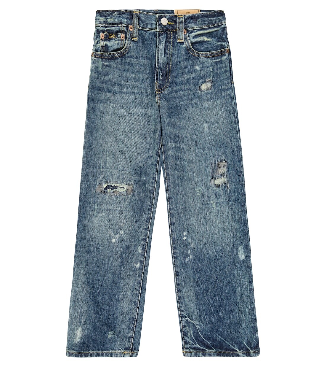 

Джинсы узкого кроя lynwood Polo Ralph Lauren Kids, синий