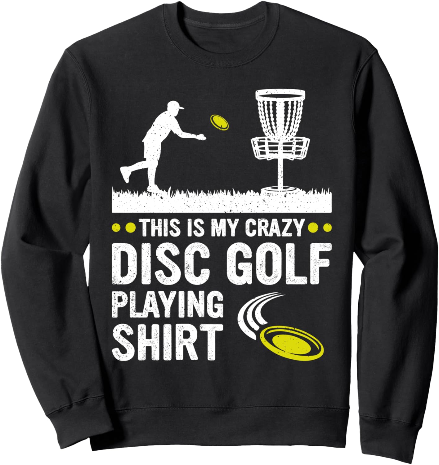 

Это моя безумная толстовка для игры в диск-гольф, толстовка для диск-гольфа Funny Disc Golfing Disc Golfer, черный
