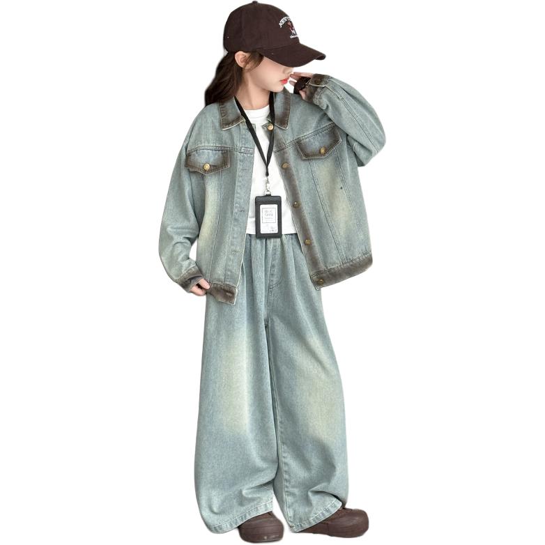 

Повседневная спортивная одежда для детей на весну и осень Disney, синий