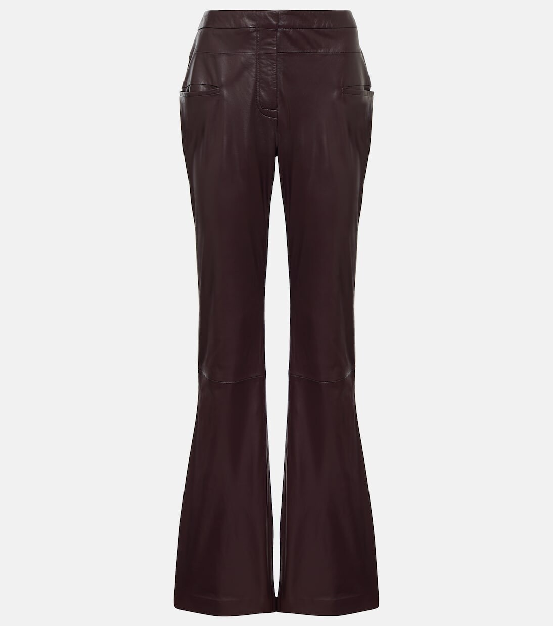 

Брюки из саржевой кожи Altuzarra, фиолетовый
