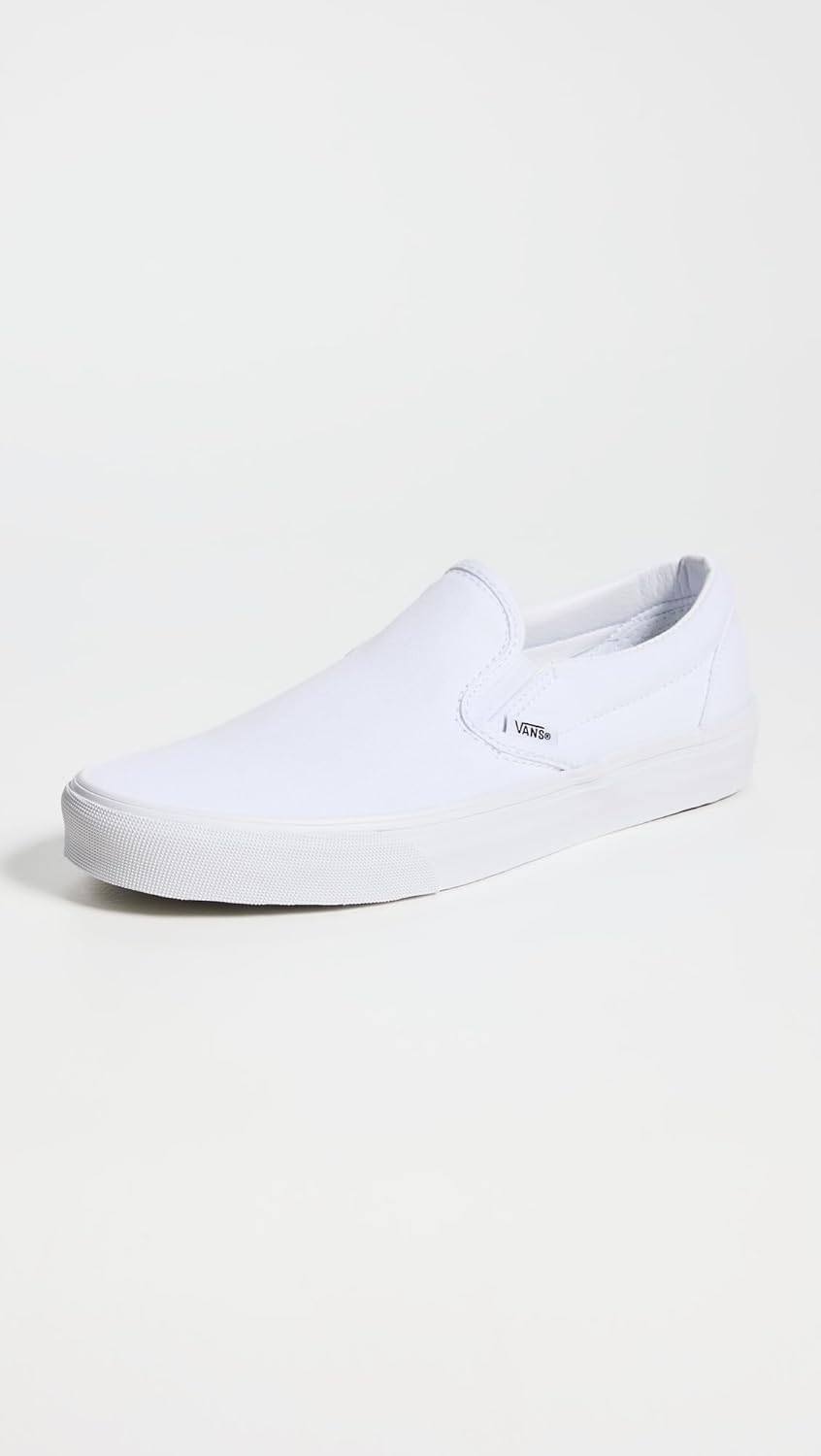 Vans Классические слипоны унисекс, белый — фото 2