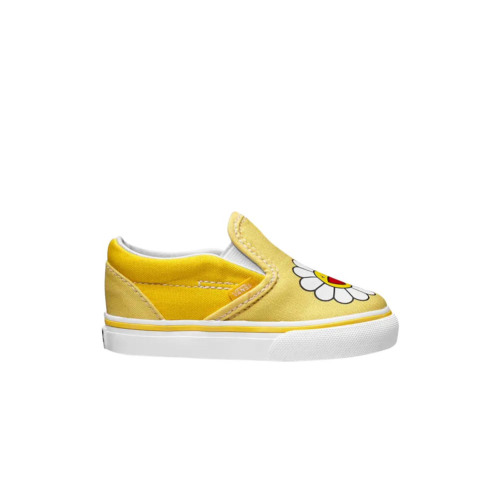 

Кроссовки Takashi Murakami x Classic Slip-On Toddler Vans, желтый