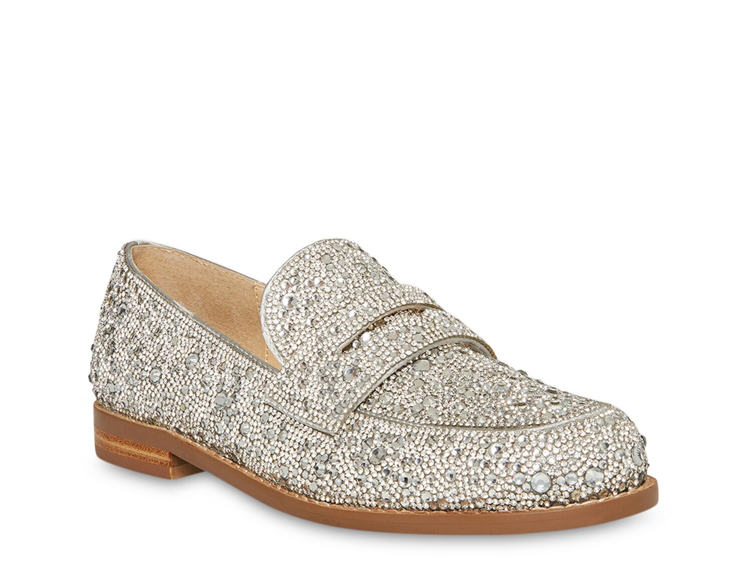 Лоферами Betsey Johnson Aron, серебряный
