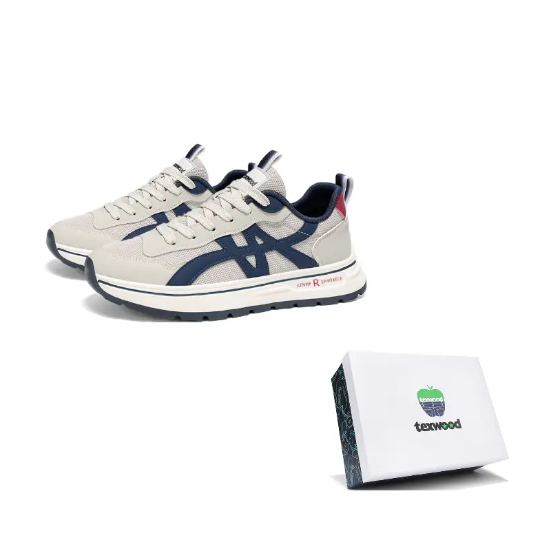 

TEXWOOD Кроссовки Casual Coverage Low Top мужские бежево-голубые, цвет Beige Blue