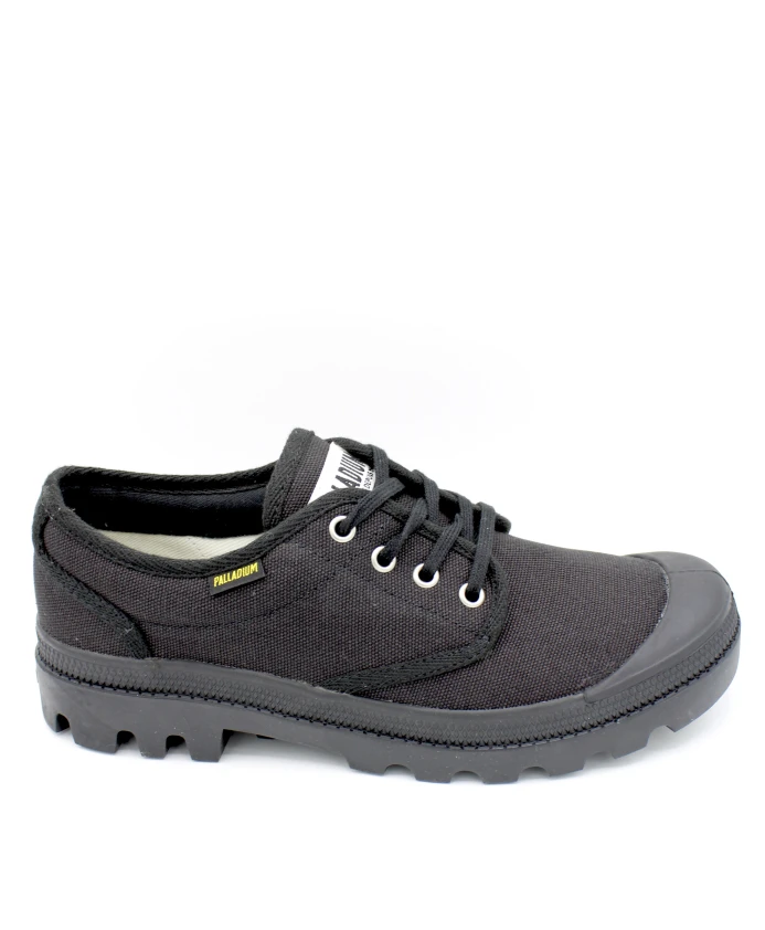 

Парусные кеды на шнуровке с резиновой подошвой Palladium, черный