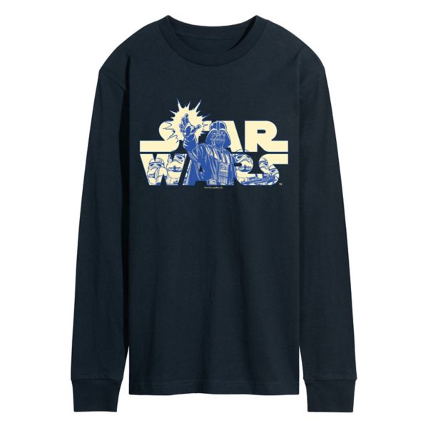 

Мужская футболка с длинным рукавом и логотипом Empire Star Wars, синий