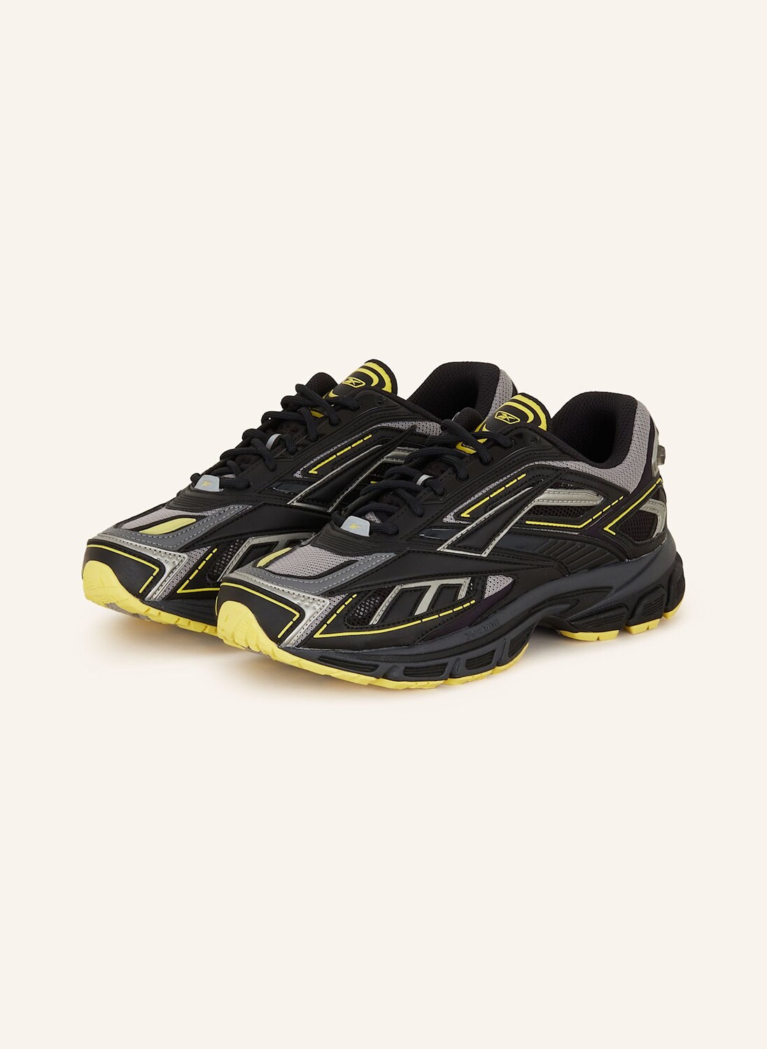 

Кроссовки premier road ultra Reebok, цвет SCHWARZ/GELB/GRAU