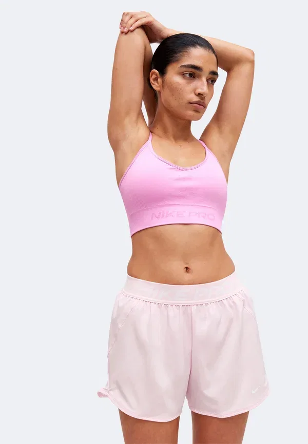 Шорты спортивные короткие Nike Performance, розовая пена/белый — фото 4