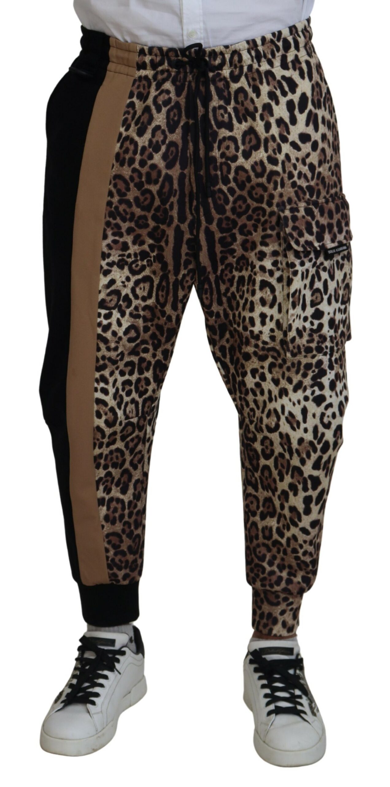 

Разноцветные леопардовые брюки-карго Jogger Dolce & Gabbana