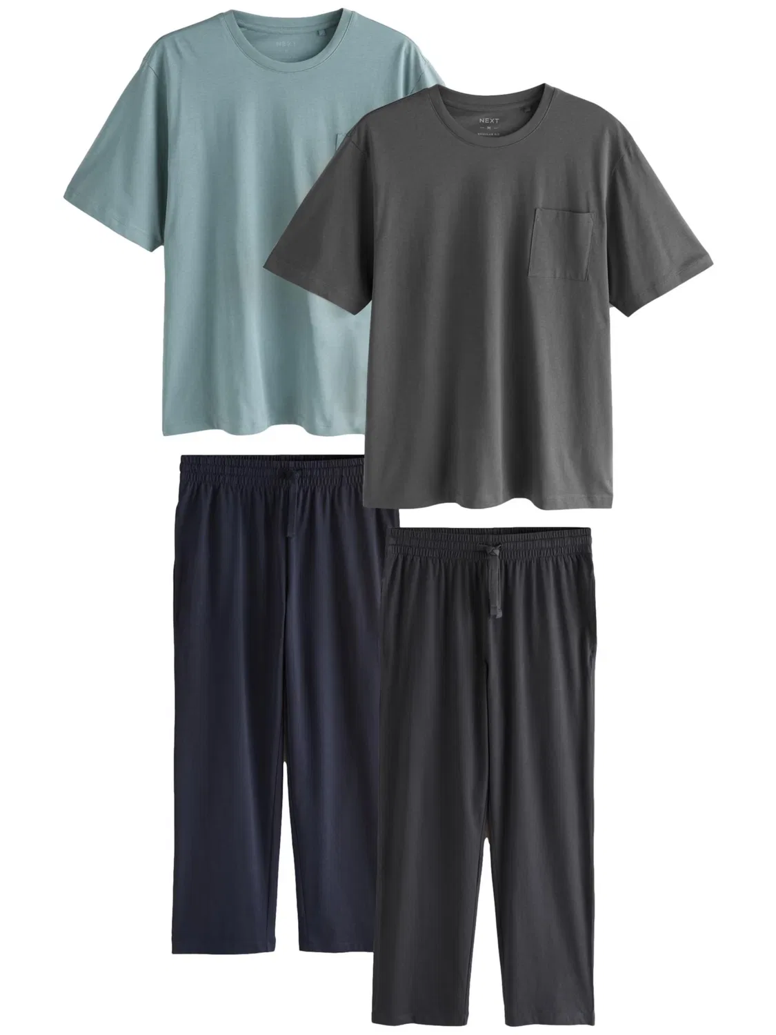Длинная пижама Next, Anthracite/Dark Grey