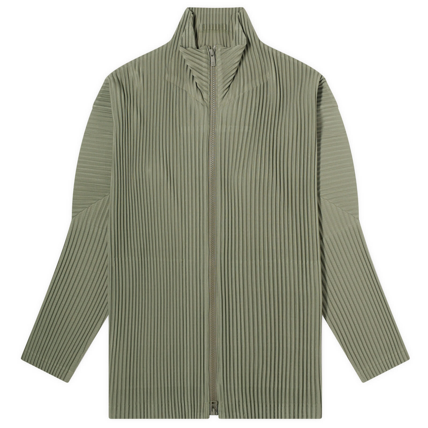 

Куртка Homme Plissé Issey Miyake Pleated Zip, цвет Sage Green