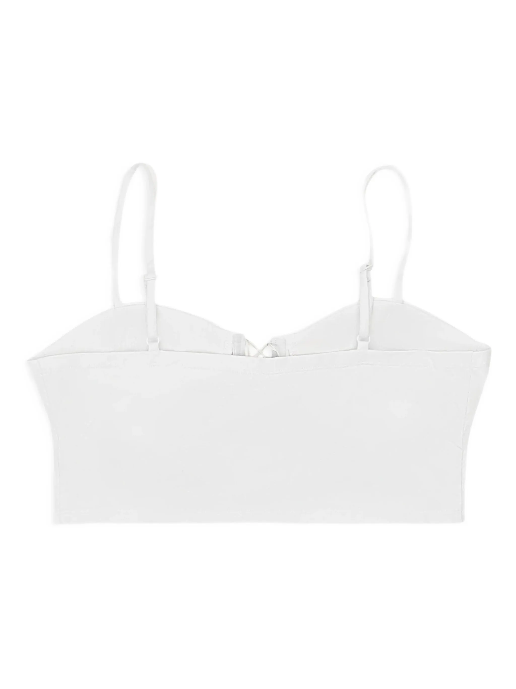 

Топ-бюстье со шнуровкой Callipygian, белый