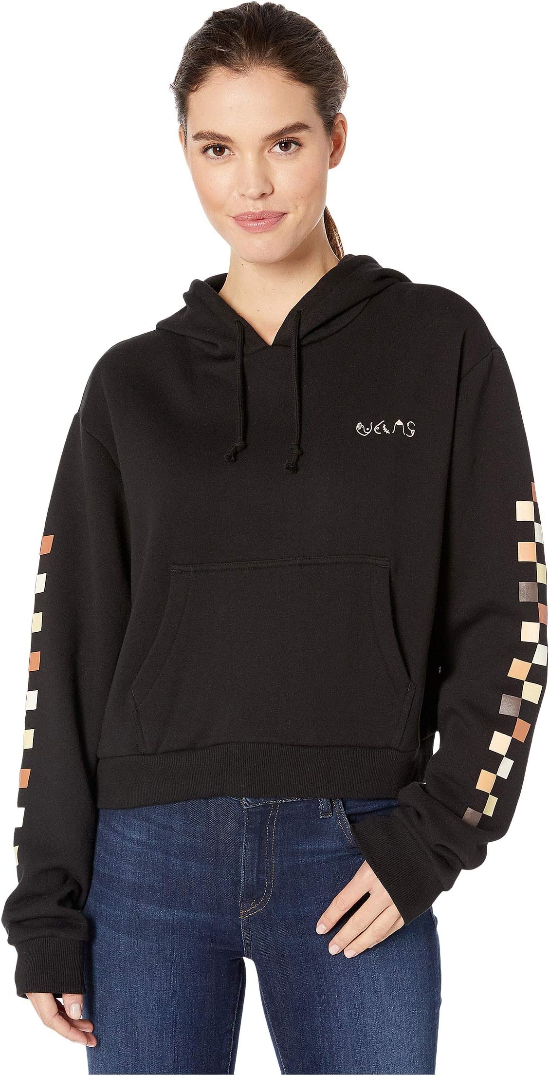 

Толстовка Vans BCA Crop Hoodie, цвет BCA/Nude Check