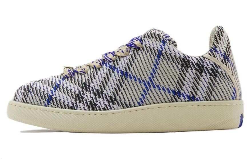 

Кроссовки Burberry Lichen в клетку, серый / синий