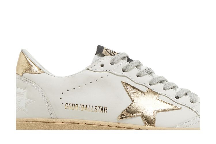 Кроссовки Golden Goose Wmns Ballstar Milk Gold, кремовый — фото 2