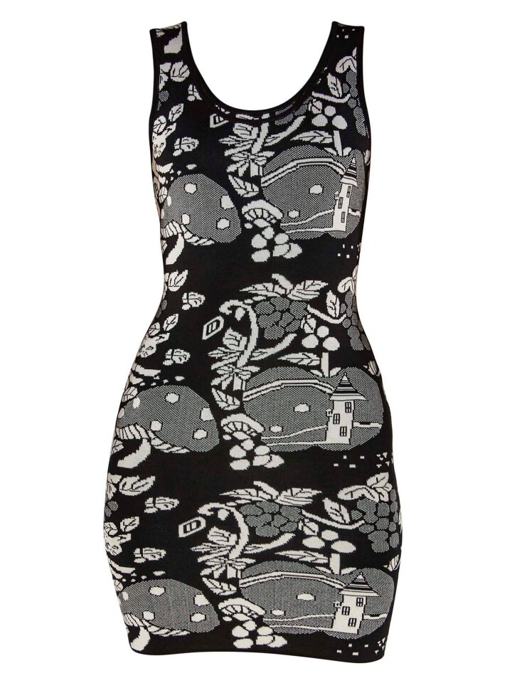

Короткое платье TOOCHE Kurzes Strick Alice, черный