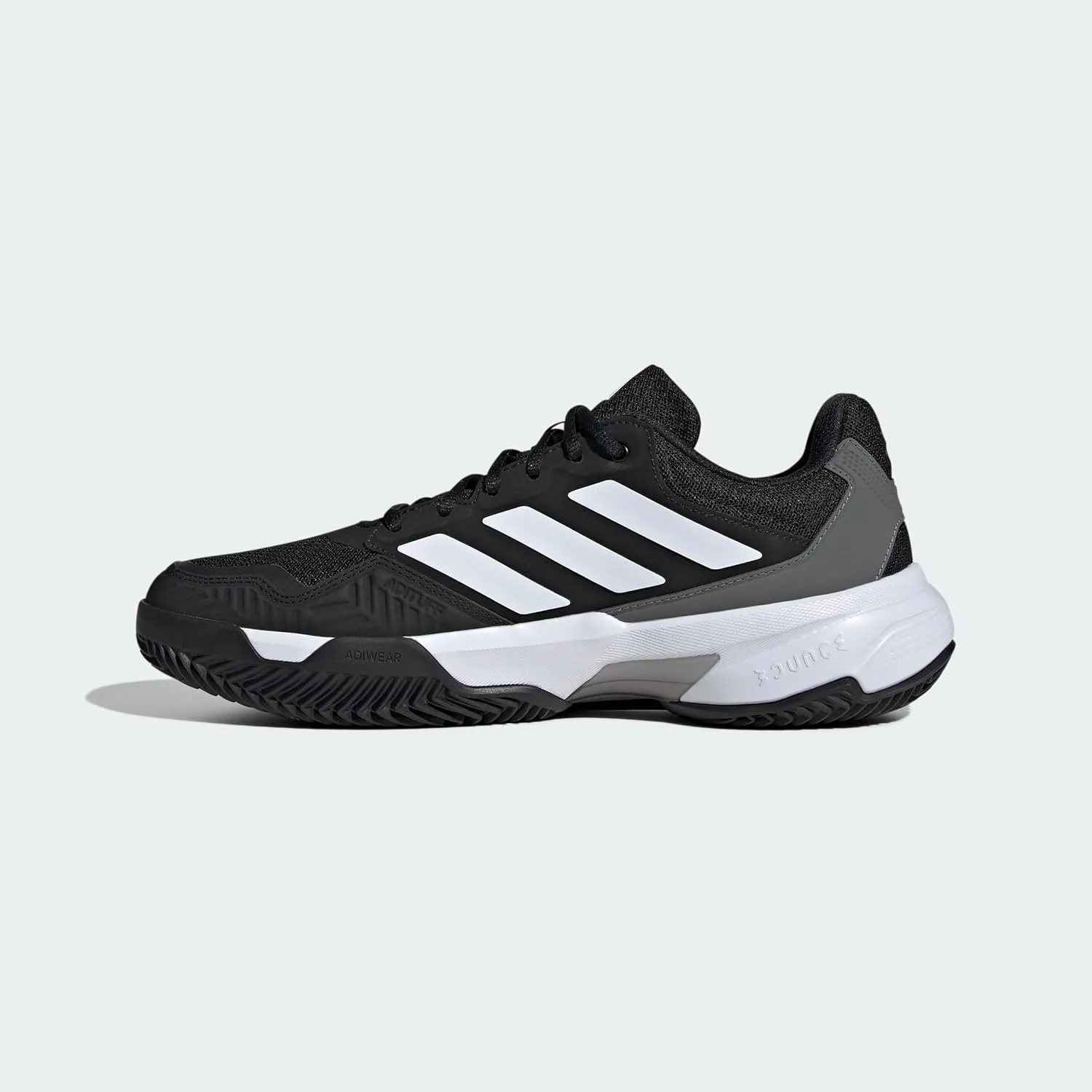 Мужские теннисные кроссовки Courtjam Control 3 adidas, белый — фото 3