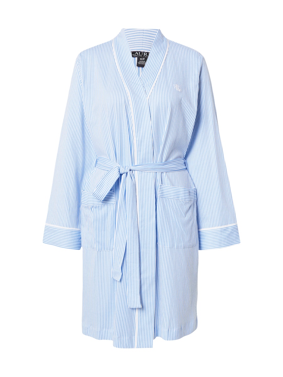 

Короткий халат Lauren Ralph Lauren, небесно-голубой