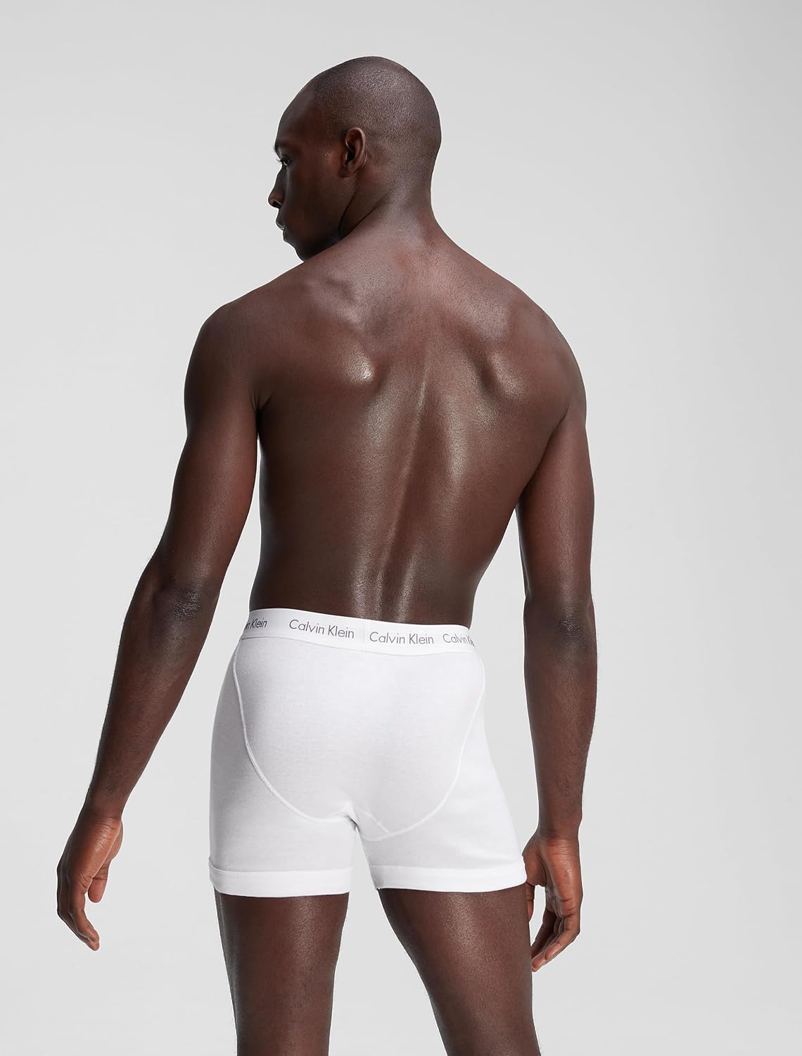 Комплект из 5 мужских трусов-боксеров Calvin Klein Cotton Classics, 5 White Bodies W / White Wb — фото 4