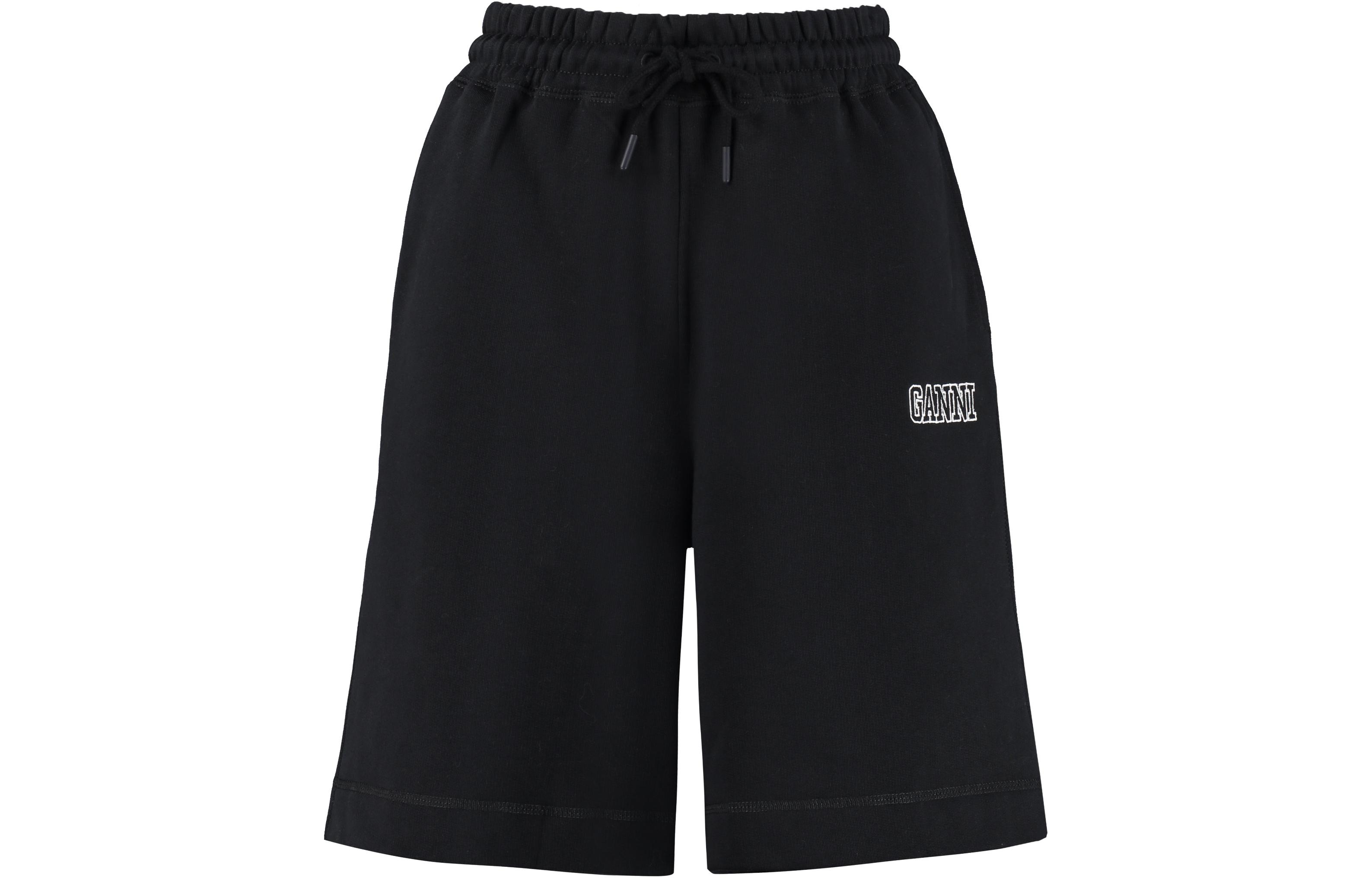 

GANNI Женские повседневные шорты черного цвета