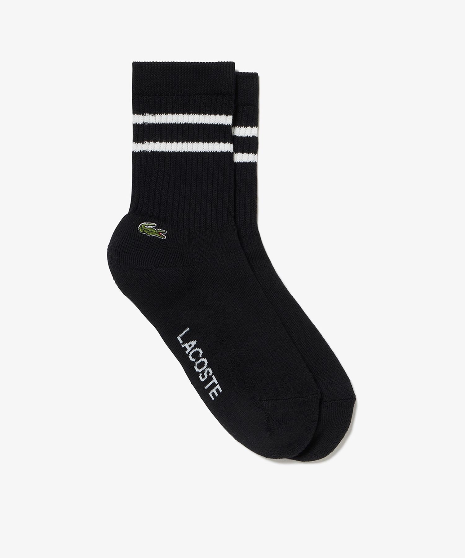 Носки женские LACOSTE с ворсом, Black