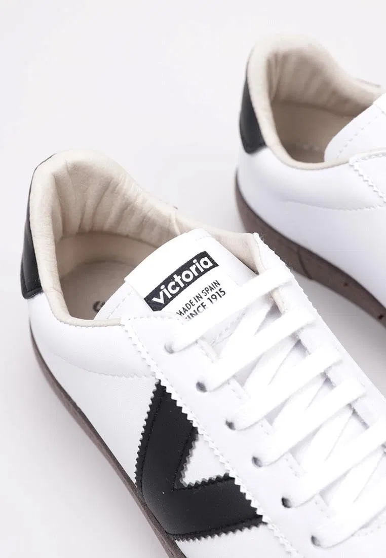 Кроссовки victoria Low-Top Unisex Berlin Ciclista Leather Effect & Contrast Parts & Split Leather Toe 1126186 for Adults, White — фото 2