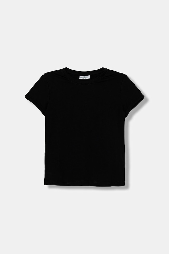 

Детская хлопковая футболка Coccodrillo, черный