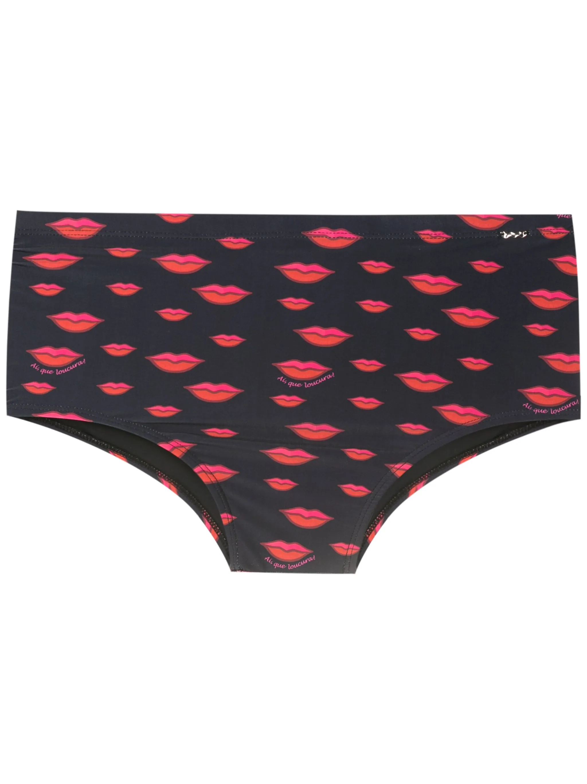 

Плавки с принтом Amir Slama, черный