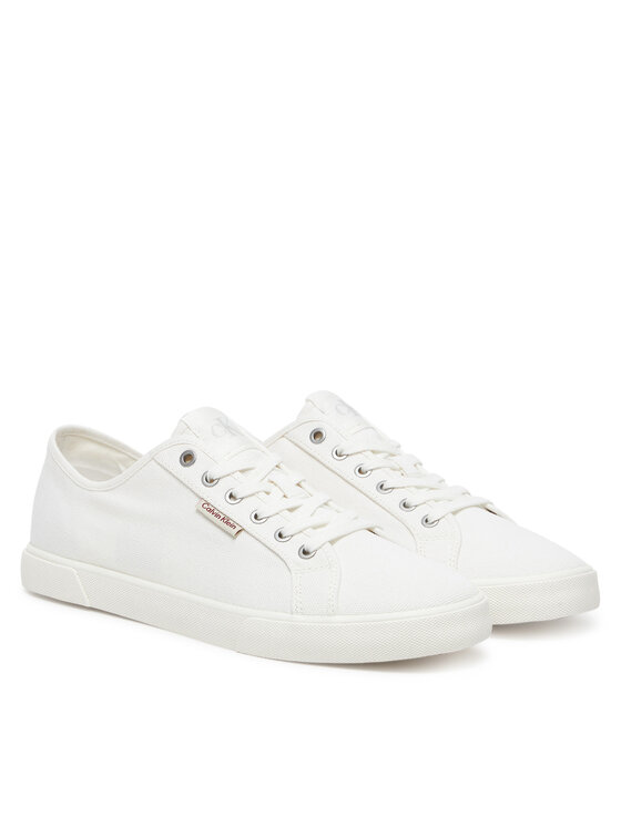 Тканевые кроссовки Ess Vulc Low Mg Cv YM0YM01301 Calvin Klein Jeans, белый — фото 2