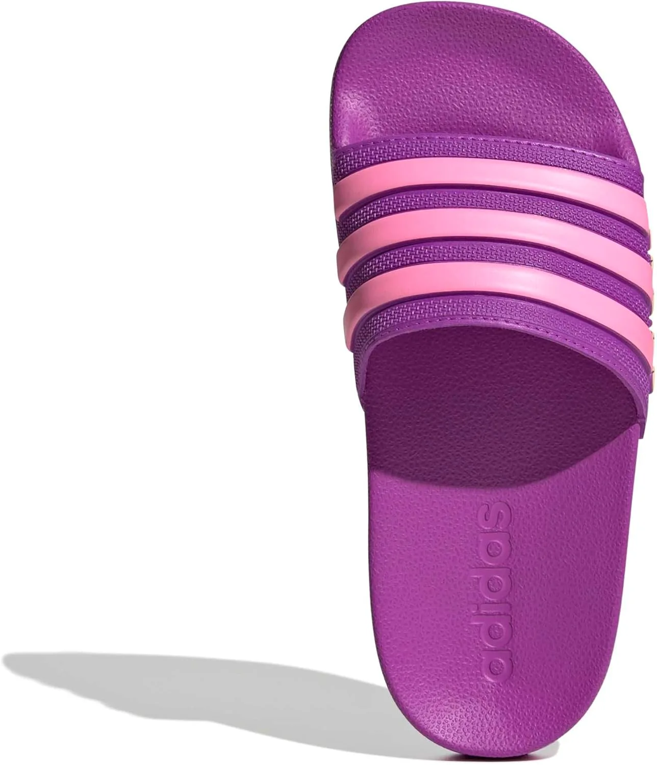 Шлепанцы для душа Adidas Kids Adilette, фиолетовый/розовый — фото 2