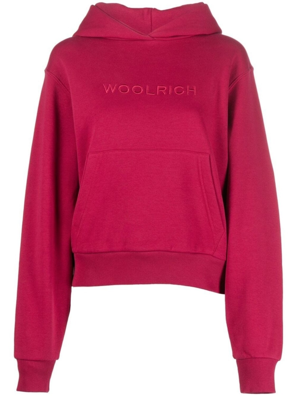 

Woolrich худи с вышитым логотипом, розовый