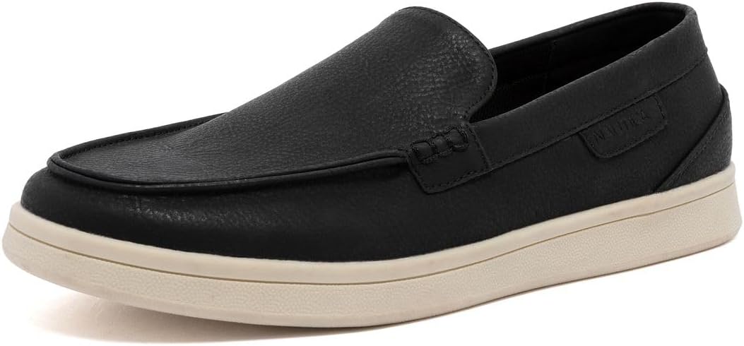 

Мужские слипоны Nautica, повседневные мокасины с носком-мок и кроссовки в стиле лодочных туфель для мужчин - легкие и удобные - Derwin, черный