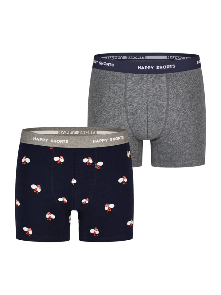 

Трусы боксеры Happy Shorts Retro Boxer Jersey XMAS, цвет Santa