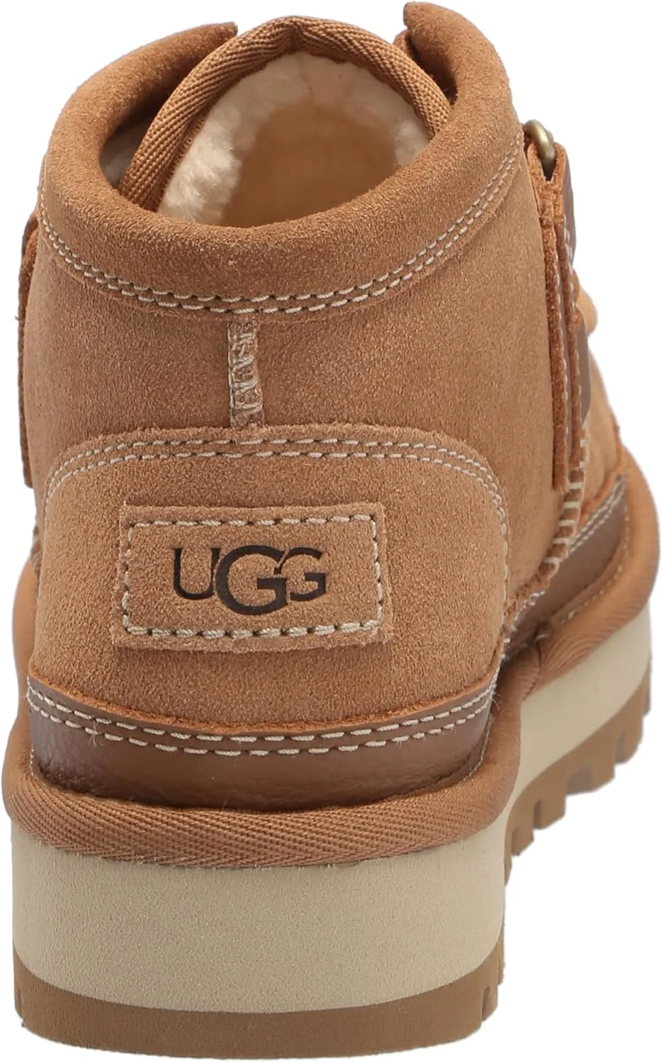 Мужские мокасины UGG Hayden Moc, каштановый — фото 3