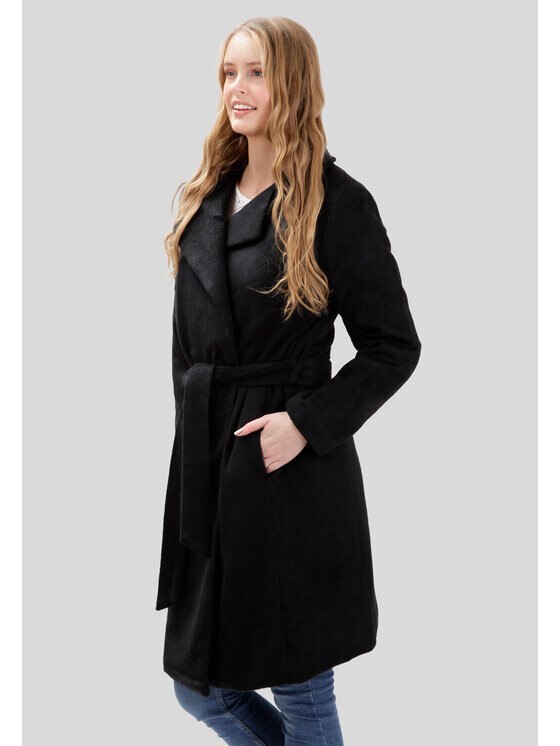 

Пальто regular fit Perso, черный