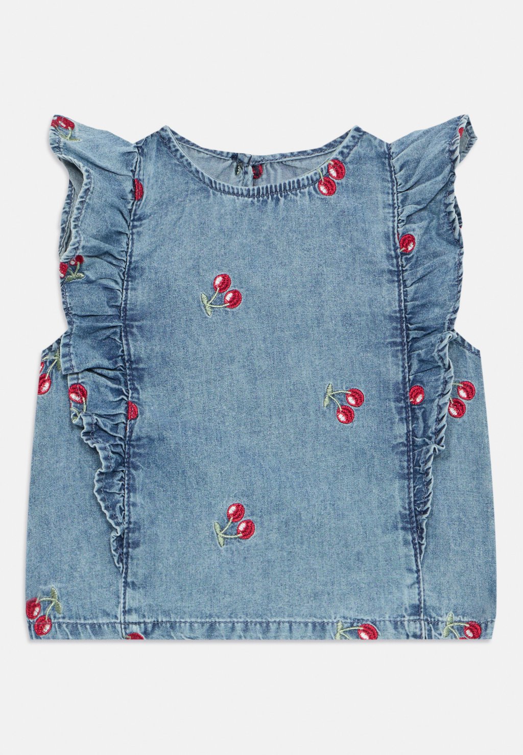 

Блуза KMGDANDY FRILL CHERRY ONLY MINI, цвет Medium Blue Denim