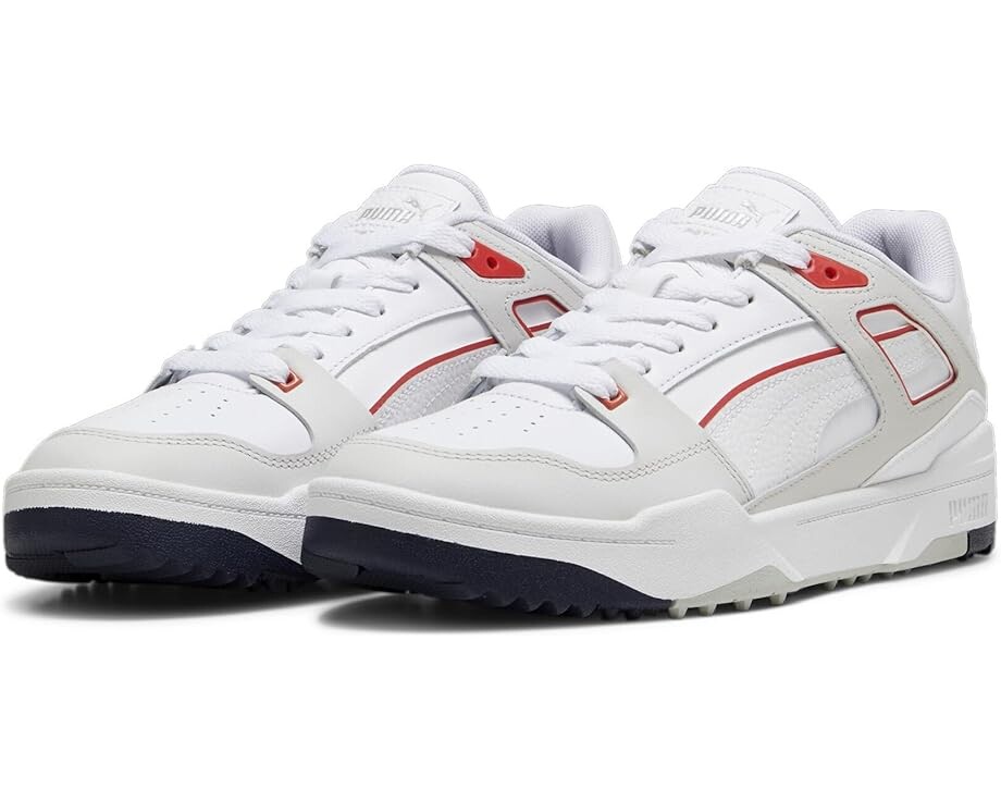 

Кроссовки PUMA Golf Slipstream-G, цвет Puma White/Deep Navy