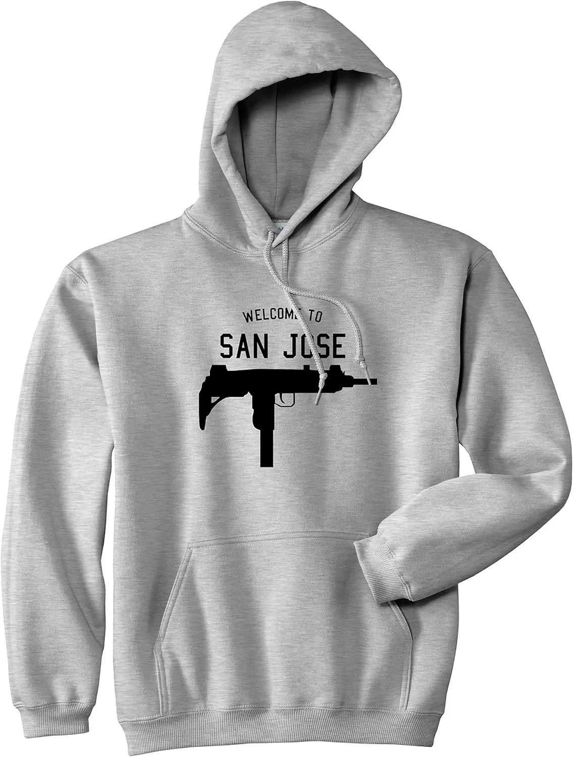 

Толстовка Welcome to San Jose Uzi Machine Gun City Kings Of NY