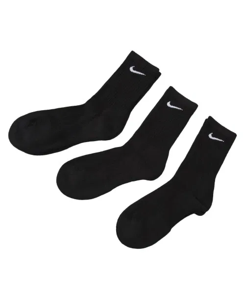 Носки NIKE 3P EVERYDAY Crew Socks SX7664 010 ЧЕРНЫЕ