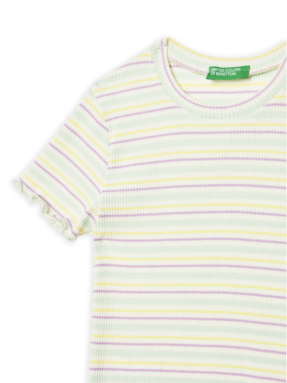 Футболка обычного кроя 3TLVC10N0 United Colors Of Benetton, мультиколор — фото 3