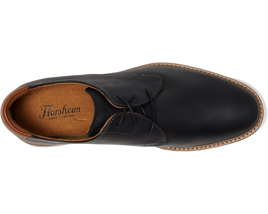 Оксфорды Florsheim Herington Plain Toe Oxford, цвет Black Crazy Horse — фото 2