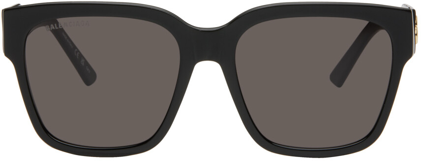 

Черные квадратные солнцезащитные очки Balenciaga, цвет Black