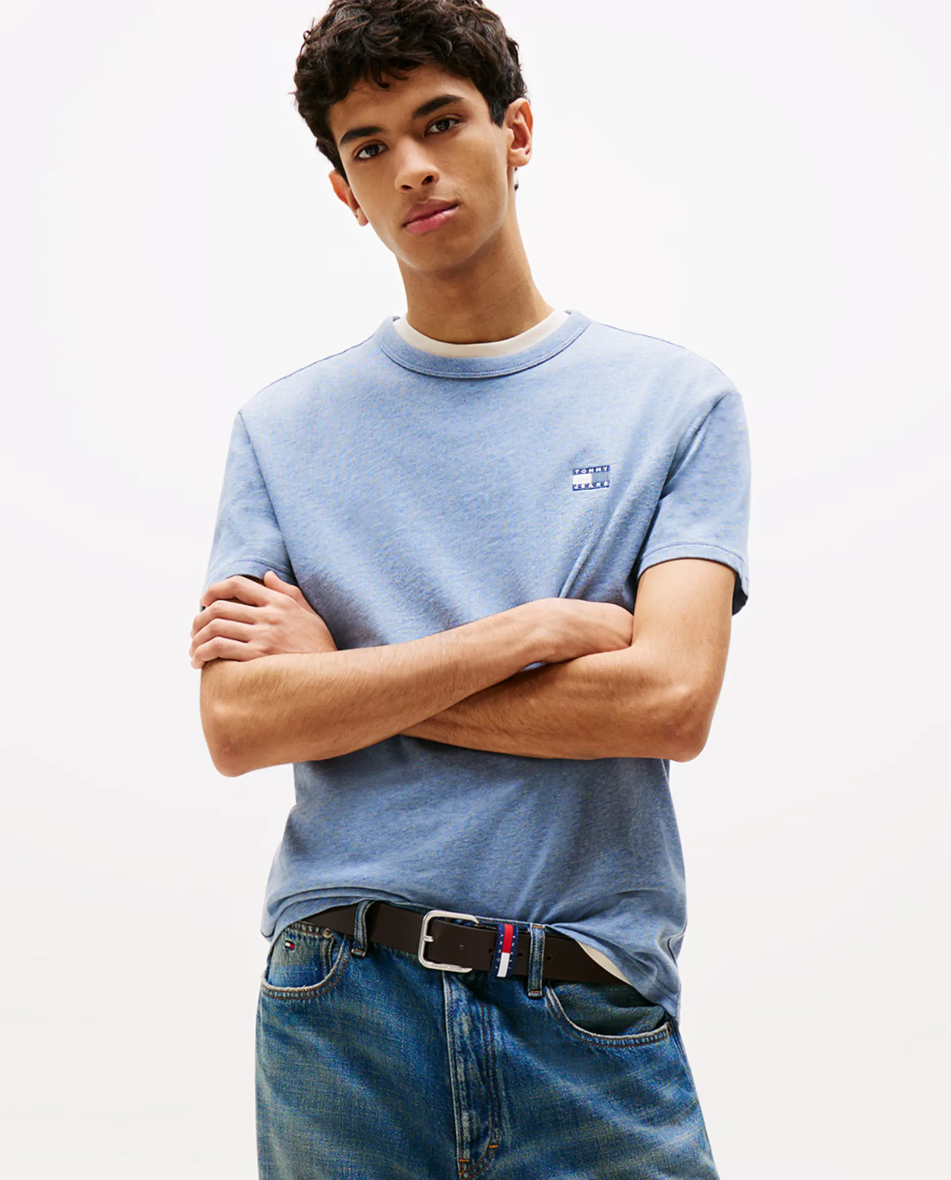 

Футболка мужская классического кроя с коротким рукавом Tommy Jeans, синий