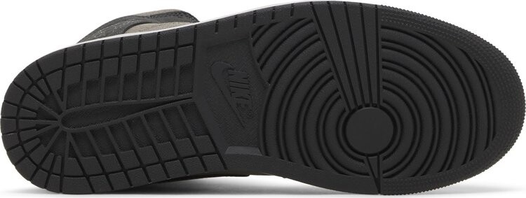 Кроссовки Air Jordan 1 Mid SE 'Night Stadium', серый — фото 4